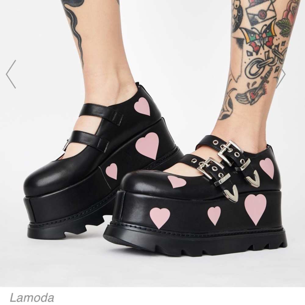 Lamoda unimaginable platform mary janes